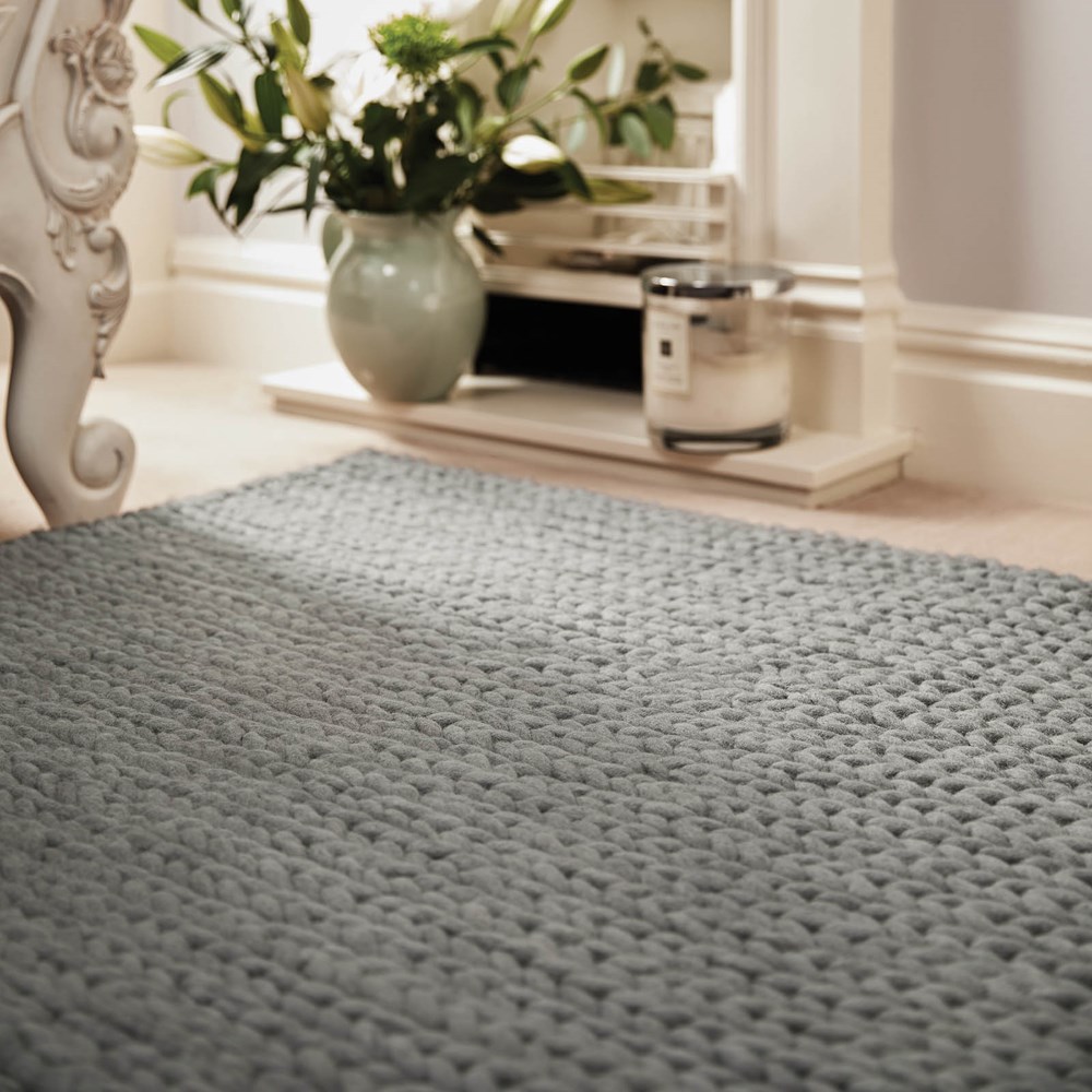 Fusion Wool Rugs in Dove Grey